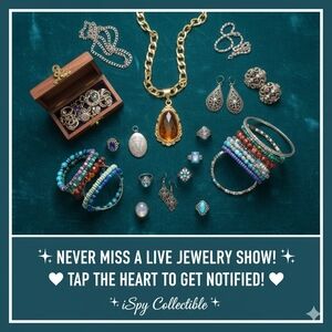 ✨💍 TAP THE ❤️ TO BE NOTIFIED FOR OUR NEXT JEWELRY LIVE SHOW! 💍✨